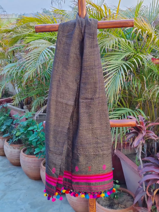 Rangeen Cotton Stole - Weave Sutra