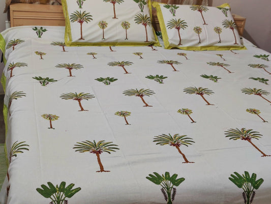 HARA BHARA COTTON BEDSHEET - Weave Sutra