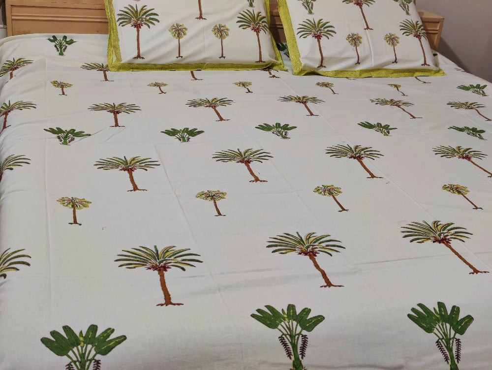 HARA BHARA COTTON BEDSHEET - Weave Sutra