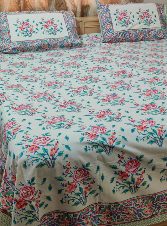 RANGILA COTTON BEDSHEET - Weave Sutra