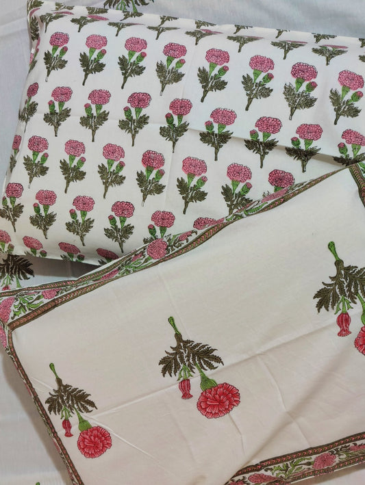 GULABO COTTON BEDSHEET - Weave Sutra