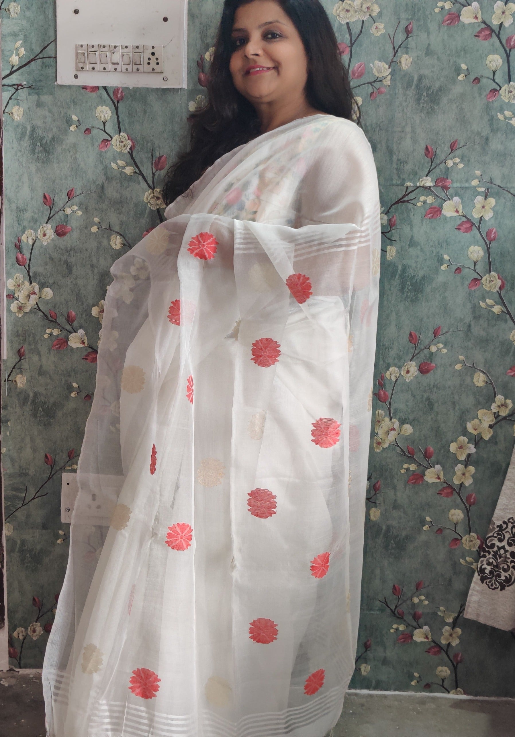 BAHARON PHOOL BARASAO (SAREE) - Weave Sutra