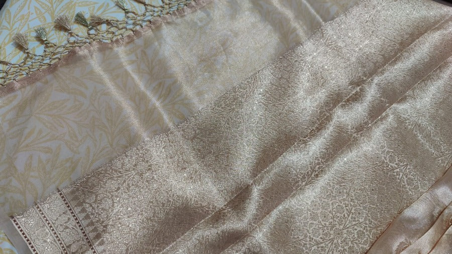 TISSUE BANARASI (SAREE) - Weave Sutra